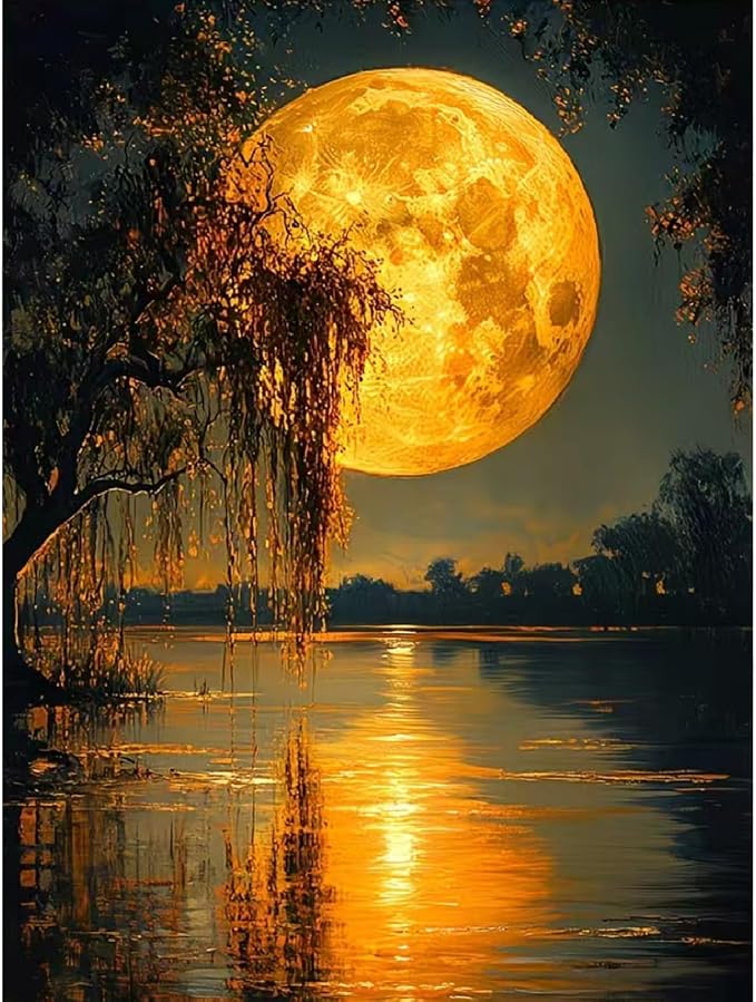 Clendo DIY Moon Paint by Numbers Kit by Clendo