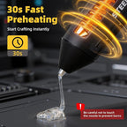 Cordless Hot Glue Gun with 10pcs Glue Sticks, 30s Fast Heating, 2000mAh - Image 3