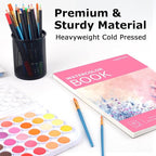 Watercolor Paper Pad 9x12, 140lb/300gsm Cold Press Drawing Paper, 20 Sheets - Image 4