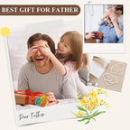 Dad 30Pcs Unfinished Wood Crafts Fathers Day DIY Cutouts Dad Birthday Present - Image 4