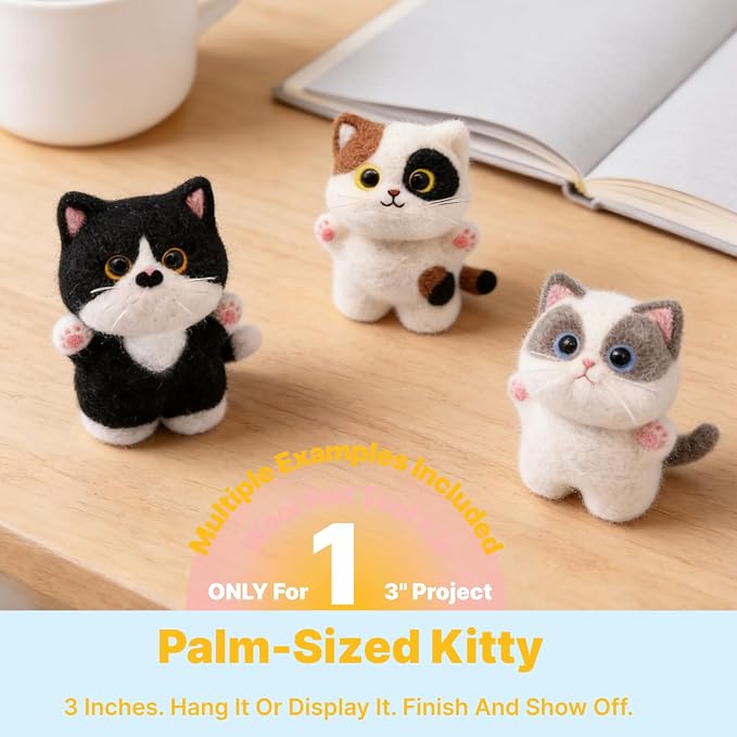MeowPick Needle Felting Kit, Wool Felting Kit - Image 6