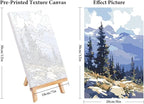 Fountor 4 Pack Framed Paint by Numbers Kit - Image 3