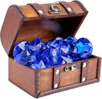 Niceup 26PCS Navy Blue Fake Diamonds Big Gem Toys, 1.5in Pool Diving Gems - Image 4