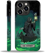 ZHEGAILIAN Case for iPhone 16 Pro Max, The Hermit Night Skull Durable by Home