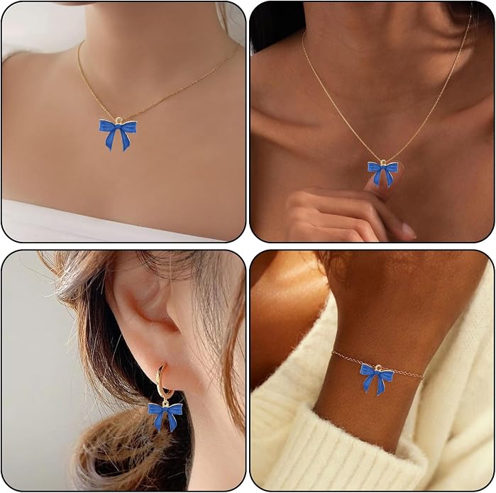 Bow Charms for Bracelet Jewelry Making Cute Bracelet Charms | 18Pcs, Bow Charms - Image 6