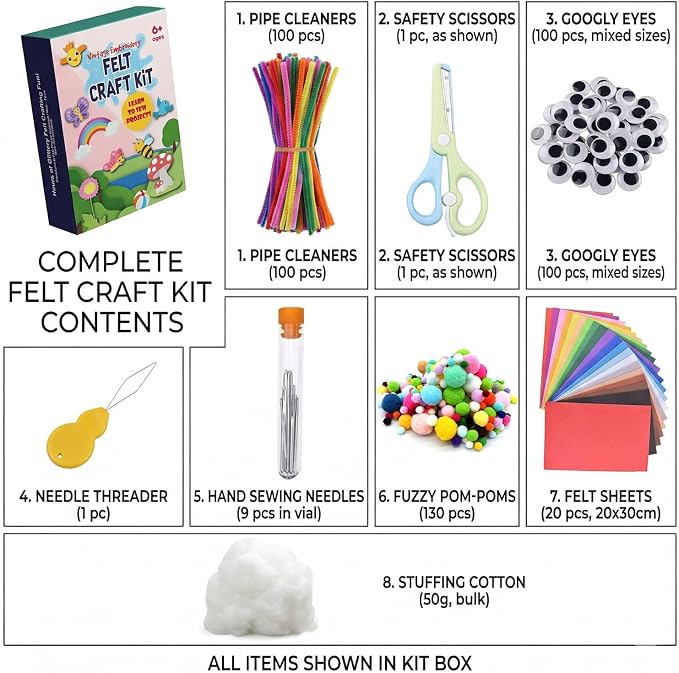 Felt Sewing Craft Kit, decorations - Image 2