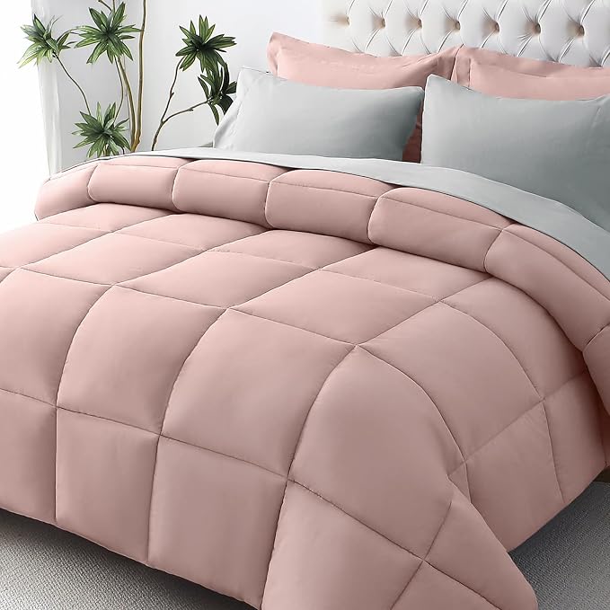 JOLLYVOGUE Queen Comforter Set, Ultra-Soft Bed in a Bag Queen Size 7 Pieces by JOLLYVOGUE