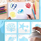 JULMELON Sea Life Stencils - Image 6