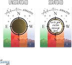 Make Your Own DIY Scratch Off ScratchNotes 20 Pack 3x4 Note Cards & Stickers - Image 4