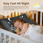 MR&HM Breathable Toddler Pillowcase 13"x18" Travel Pillow Case Set of 2 - Image 5