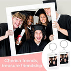 Yaomiao Acrylic Photo Frame Keychain Holder Photo Picture Insert Blank Keyring - Image 7