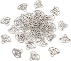 Craftdady Tibetan Style Antique Silver Alloy Pendants Cute Metal Dangle Charms - Image 7