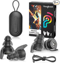 Hearprotek Silicone Concert Ear Plugs, 2 Pairs Reusable High Fidelity Earplugs by Hearprotek
