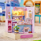 CUTEROOM DIY Doll House Miniature Furniture Wooden House Kit - Image 3