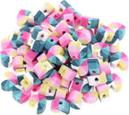 100pcs Mixed Polymer Clay Spacer Beads by LUBINGSHINE