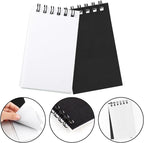 12 Pack Mini Pocket Notebooks Black Mini Spiral Notebooks - Image 3