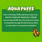 Skillmatics Aqua Puffs 3D Art Kit – Animals, Mess-Free Paint by Number Kit | - Image 9