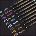 Dyvicl Metallic Brush Marker Pens by Dyvicl