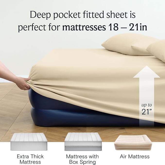LuxClub Twin XL Sheets - Image 7