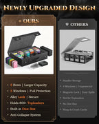 MoKo Trading Card Storage Box for MTG, 3900+Capacity, Top Loaders Organizer Case - Image 4