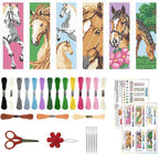 ORIGACH 6 Set Horse Cross Stitch Bookmark Kit by ORIGACH