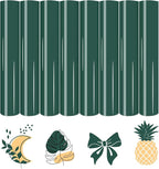 HTVSTD Boho Green HTV Heat Transfer Vinyl 8pcs 12×10in Iron on Vinyl | Dark Boho by CraftingEveryday