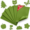 Sage Green Soft Felt Sheets for Crafts, 1.6mm Thick, Kids' Crafts, DIY Projects by Grainear
