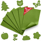 Sage Green Soft Felt Sheets for Crafts, 1.6mm Thick, Kids' Crafts, DIY Projects by Grainear