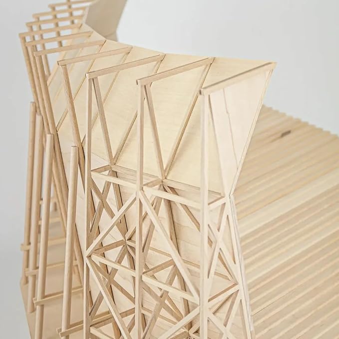 215 PCS Basswood Sticks, Hardwood Square Dowels, Unfinished Wooden Dowels - Image 4