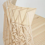 215 PCS Basswood Sticks, Hardwood Square Dowels, Unfinished Wooden Dowels - Image 4