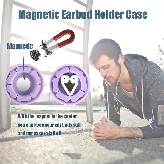 MAIRUI Wired Earbud Case Earphone Headphone Cord Organizer Earbuds Wrap Soft - Image 2