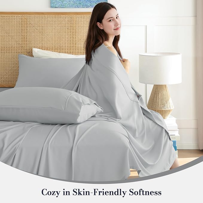 Grey Queen Sheet Set - Image 2