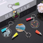 Acrylic Blank Keychains, Shynek Clear Keychain Blanks - Image 6
