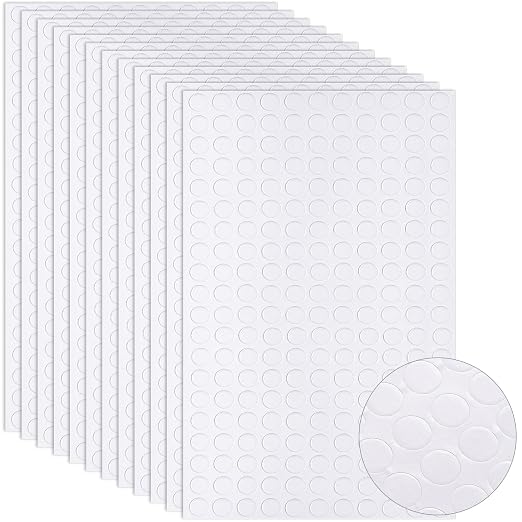 Outus 2400 Pieces Foam Dots Dual-Adhesive 3D Foam Tapes Pop Dots Adhesive Mount by Outus