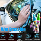 Celepen Window Chalk Markers for Cars Glass Washable, 8 Colors Jumbo Liquid - Image 3