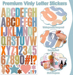 600 Pcs 36 Sheets Large Letter Stickers 2.5 Inch Self-Adhesive Letter Set - Image 4