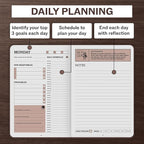 Undated Daily Planner | 90 Day Daily & Weekly Productivity Journal - Image 7