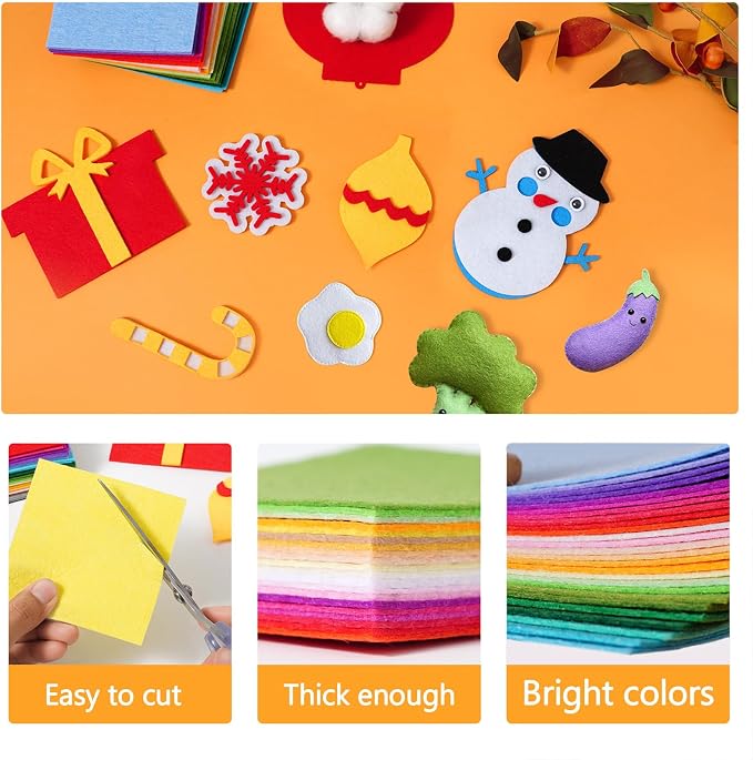 40PCS Felt Fabric Sheets Craft - Image 5