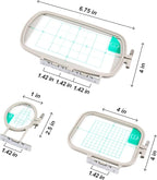 Sew Tech Embroidery Hoops for Brother SE700 PE535 SE600 PE545 SE400 PE570 SE725 - Image 3