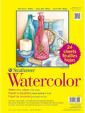 Strathmore 300 Series Watercolor Paper Pad, 9x12 inches, 24 Sheets by StrathmorePaper