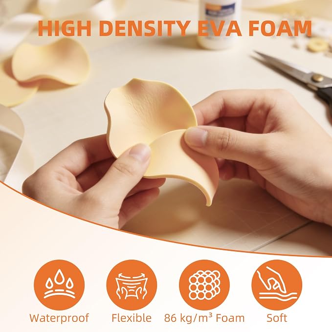 39"x15" EVA Foam Roll, 86 kg/m3 High Density 2MM Thick Foam Sheets, Flexible & - Image 5