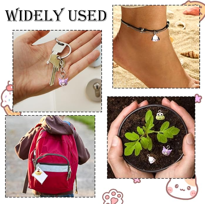 YOKUSHI 100PCS Cute Cartoon Resin Charms - Image 5