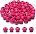 AD Beads Wood Spacer Loose Wooden Craft Beads Big Hole Beads Assorted by ADBeads