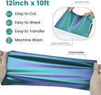 Chameleon HTV Heat Transfer Vinyl Bundle 14 Packs 12"x10" Iron On Vinyl - Image 2