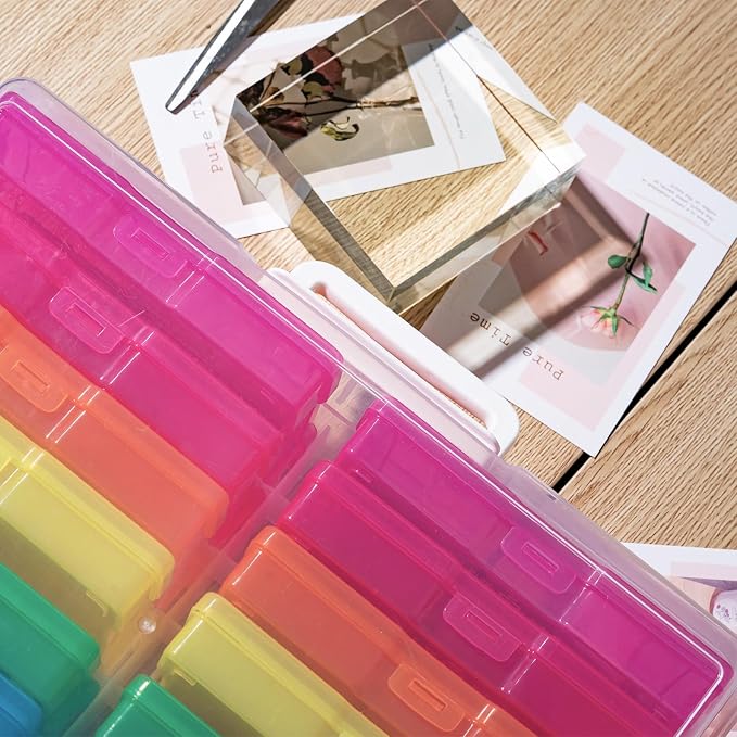 novelinks Photo Storage Box and 16 Inner 4" x 6" Photo Storage Containers | - Image 6