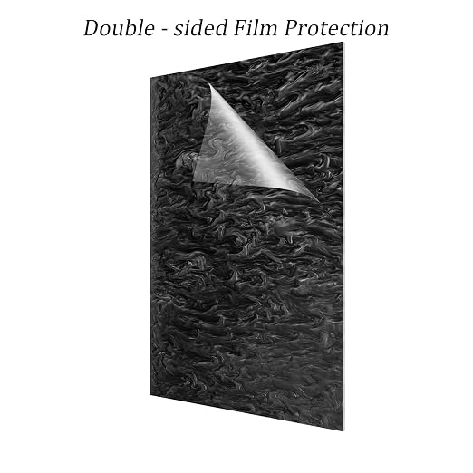TOEPODO Pearlescent Ripple Cast Acrylic Sheets 1/8inch Thick Marble Acrylic - Image 4