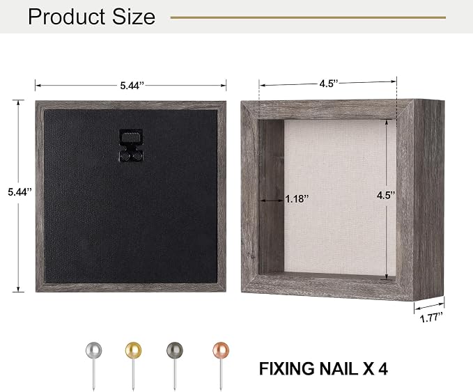 2 Packs 5x5 Shadow Box Frame - Image 6