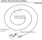 30 Pack 16 Inch Necklace Chain Stainless Steel Link Cable Chain Necklace - Image 2