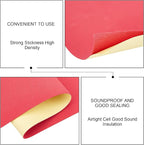 BENECREAT 1mm Thick Red Self-Adhesive EVA Foam Roll 78.7x11.8 Inch - Image 3