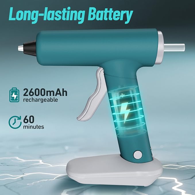 Cordless Glue Gun, Battery Powered, - Image 3